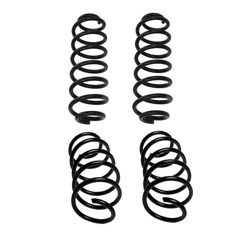 VW Coil Spring Kit - Front and Rear (without Sport Suspension) 3C0411105C - Lesjofors 4009003KIT